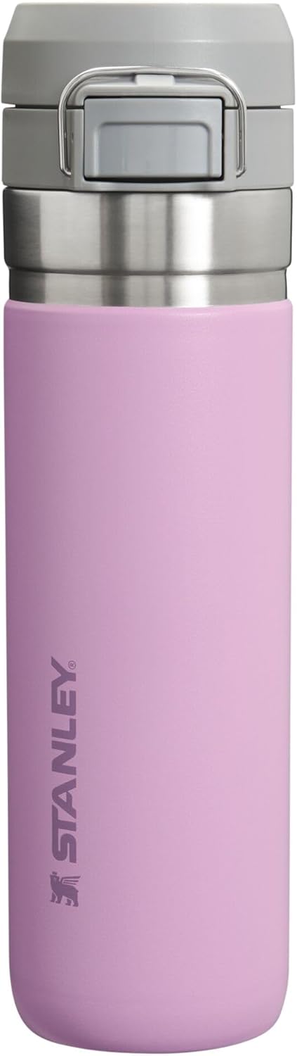 Stainless Steel Stanley Quick Flip GO Water Bottle 24-36 OZ | Push Button Lid | Leakproof & Insulated | Travel & Sports Friendly