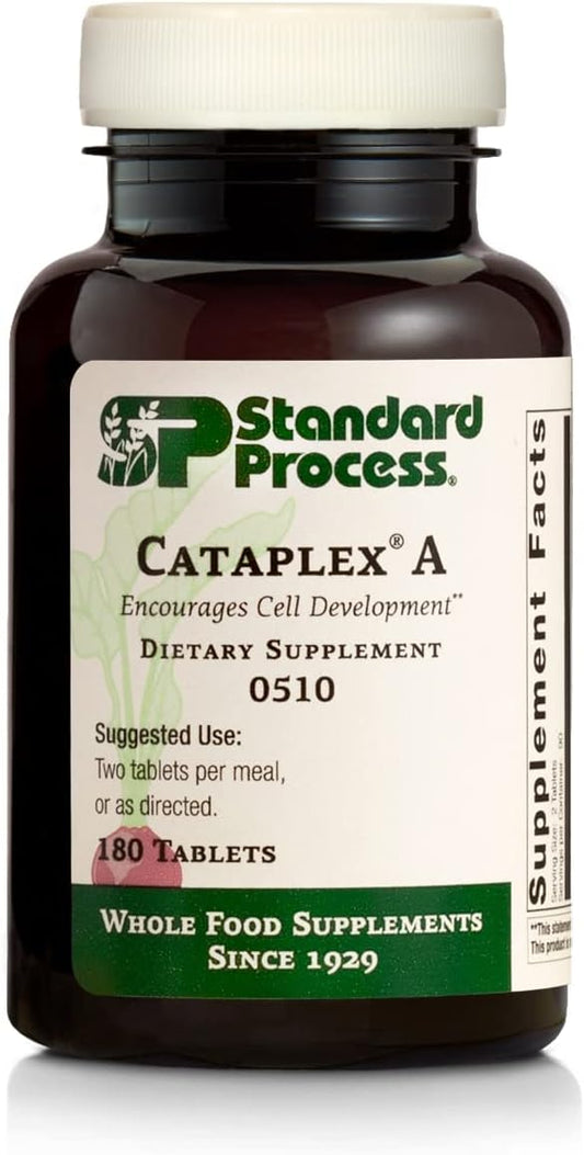 Standard Process Cataplex A - Antioxidant Supplement for Eye Health with Vitamin A - 180 Tablets