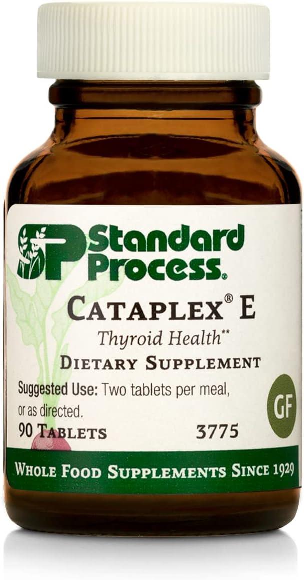 Standard Process Cataplex E - Whole Food RNA Supplement with D-Alpha Tocopherol Vitamin E, Beet Root, Ascorbic Acid, Inositol, Selenium, and Honey - 90 Tablets