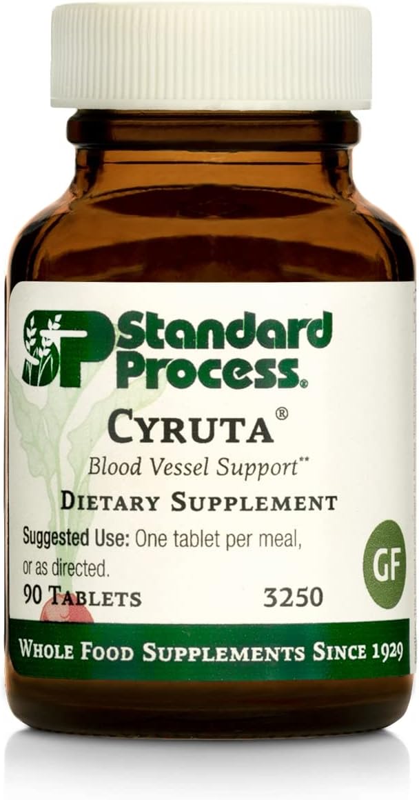 Standard Process Cyruta - Whole Food Supplement for Cholesterol, Immune, and Heart Health - 90 Tablets
