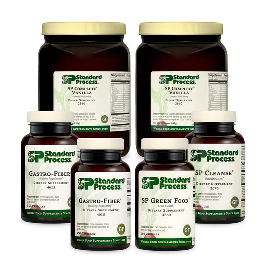 Standard Process Purification Kit: Detox & Liver Support with Milk Thistle, Whey Protein, Fiber, Choline, & Calcium