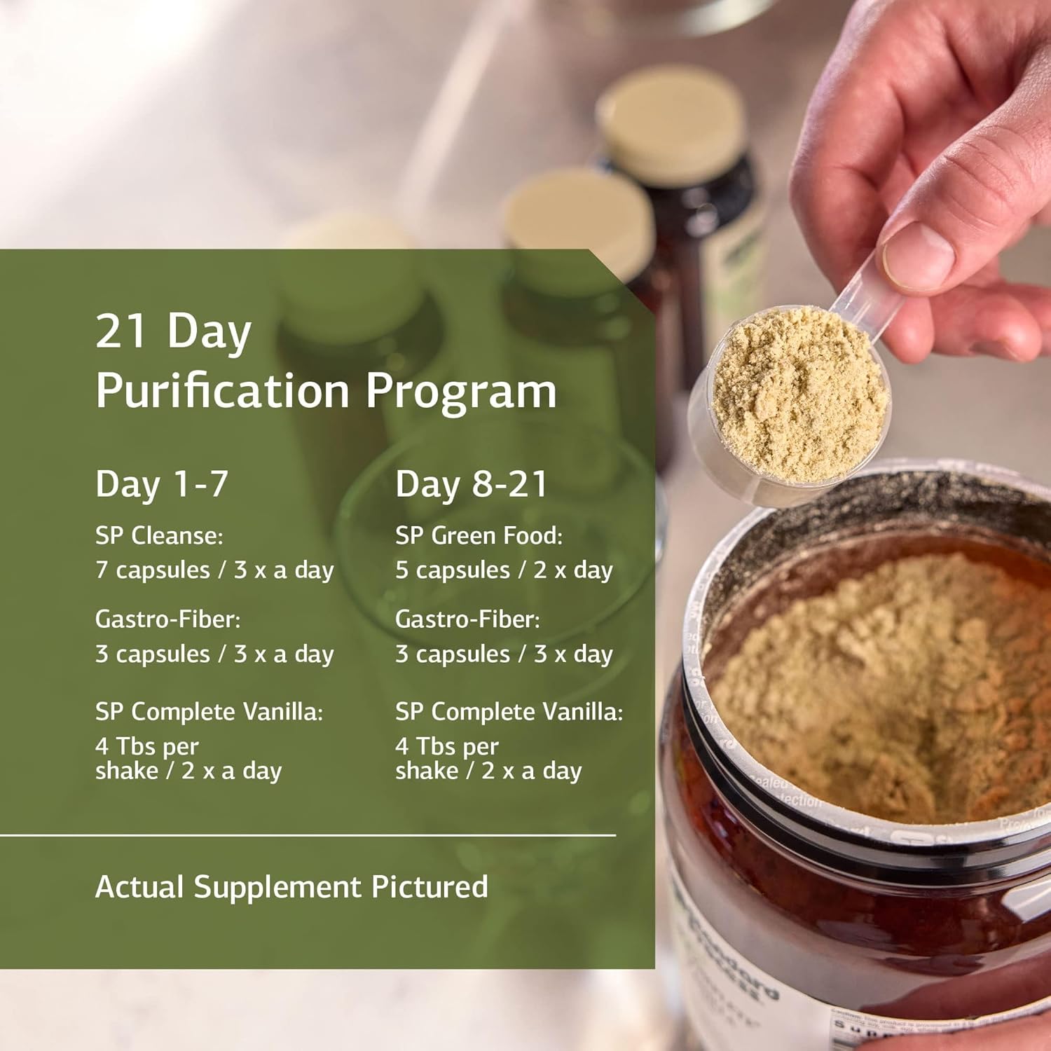Standard Process Purification Kit: Detox & Liver Support with Milk Thistle, Whey Protein, Fiber, Choline, & Calcium