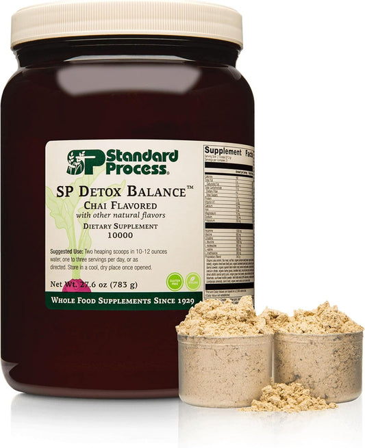 Standard Process SP Detox Balance Chai - Gluten-Free Cleanse Formula with Essential Nutrients - 10-Day Program Kit