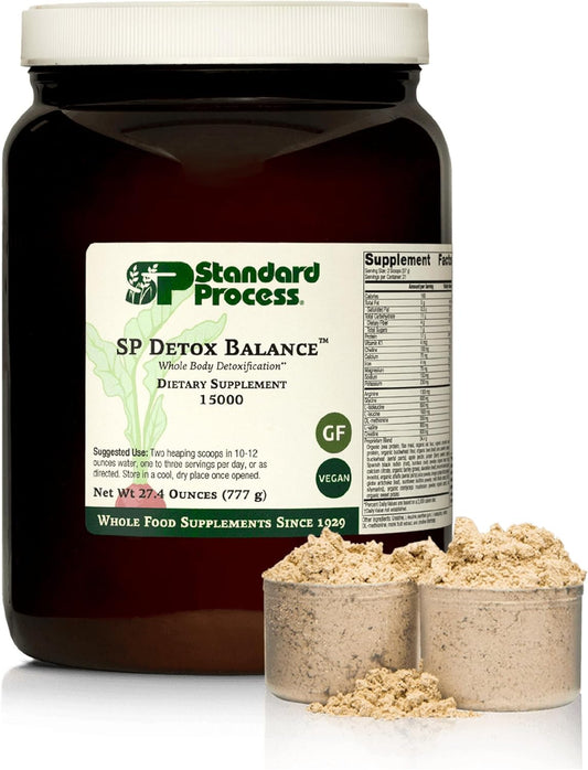 Standard Process SP Detox Balance: Whole-Food Cleanse with Magnesium, Iron, Creatine, Milk Thistle - Vegan, Gluten Free - 10-Day Kit