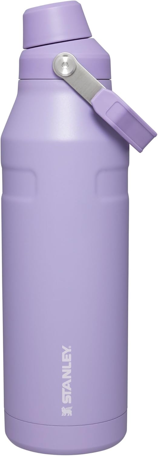 Stanley IceFlow Water Bottle with Angled Spout Lid - Lightweight, Leakproof, Insulated Stainless Steel for Travel & Sports