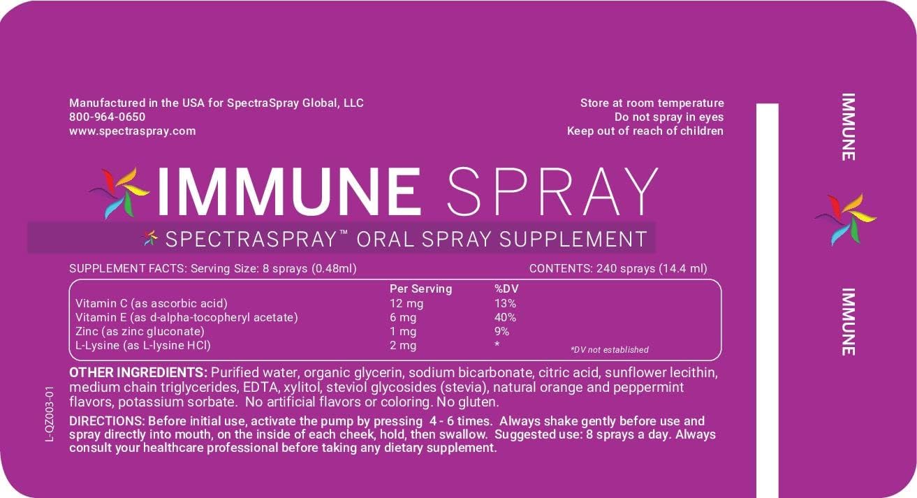 Stay Well Immune Boost Kit - B12 & Immune Support Spray for Recovery & Energy, Vegan & Gluten Free - Vitamin C, E, Zinc + Lysine