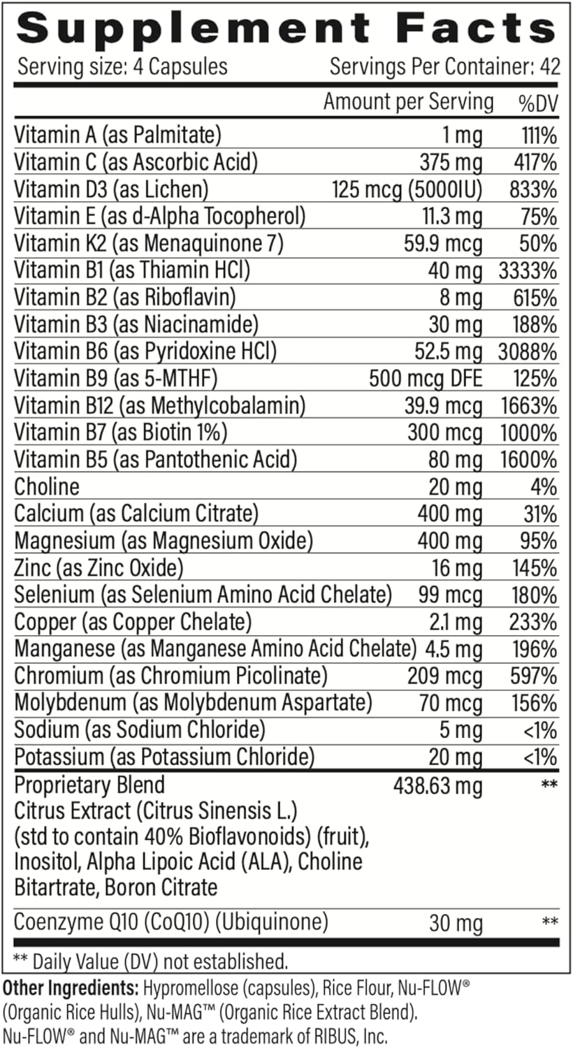 StellaLife DentaMedica Nutritional Support Capsules for Dental Surgery Recovery, Vitamin D3 & K2 for Bone and Gum Health, Vitamin A, B-Complex, Beta-Carotene, Zinc, CoQ10 - 168 Count