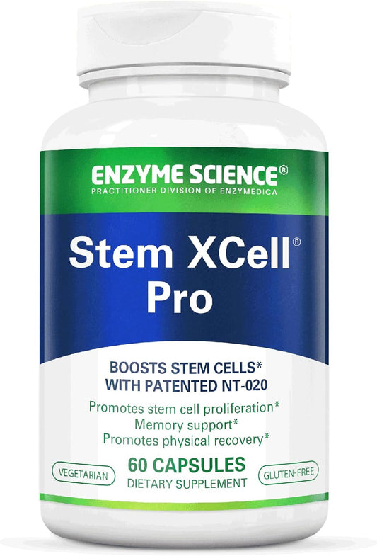 Stem XCell Pro by Enzyme Science: Antioxidant Support for Cellular & Immune Health, 60 Capsules