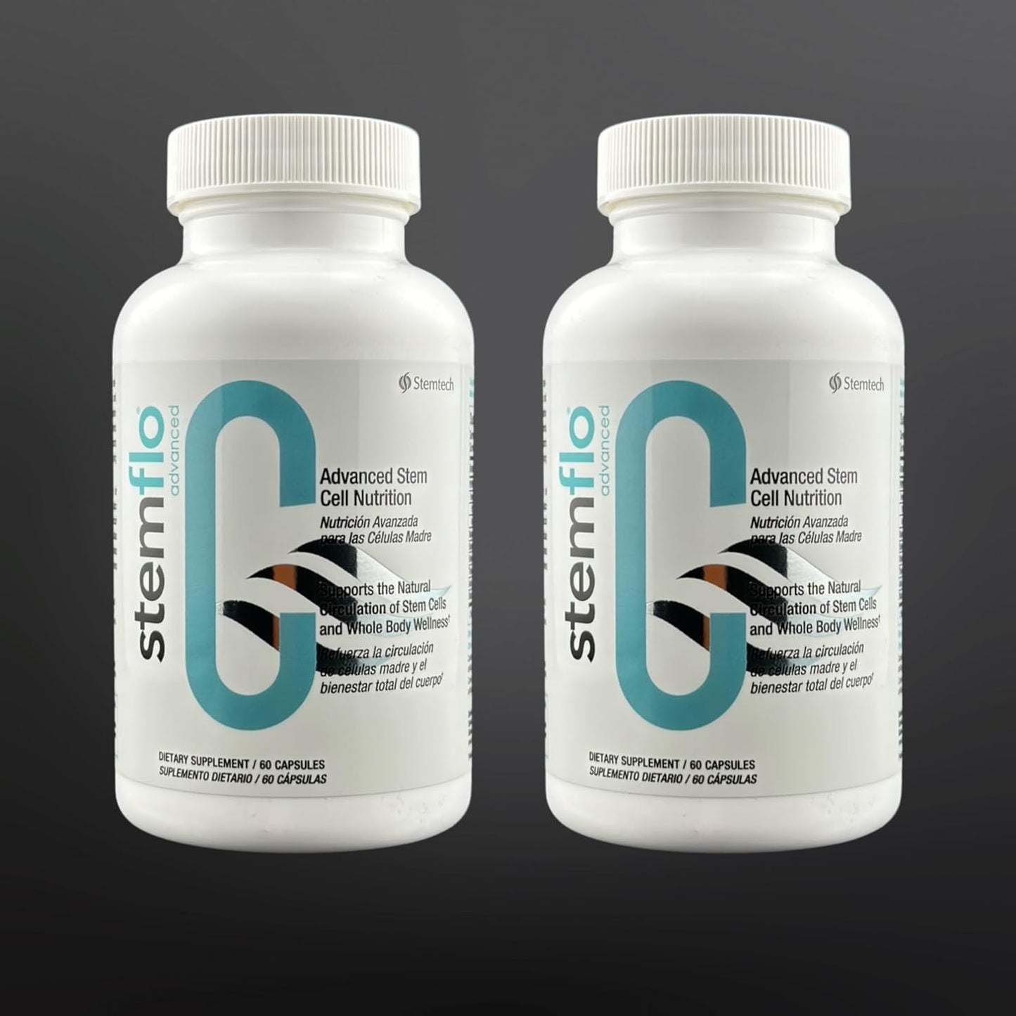 StemFlo® Advanced Formula 2 Pack - Boost Your System with Trans-Resveratrol, Curcumin, and Antioxidants for Health, Longevity, and Vitality