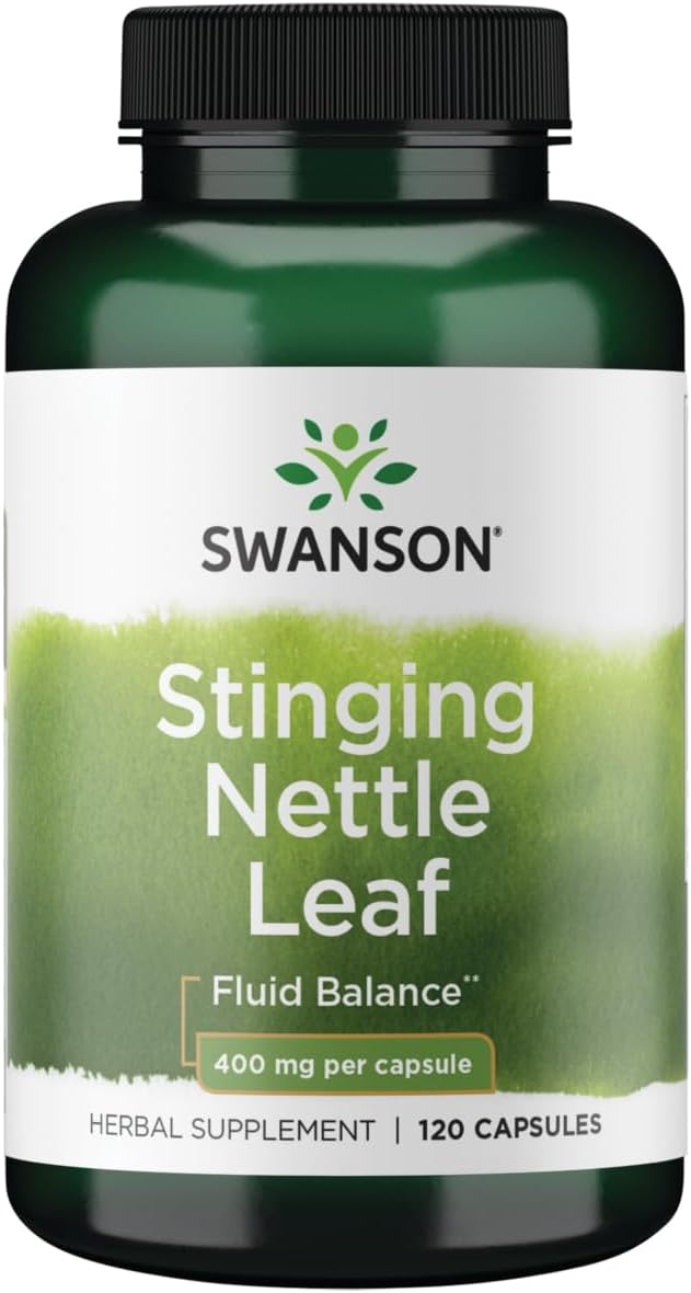 Stinging Nettle Leaf Capsules 400mg - Herbal Supplement for Urinary Tract, Respiratory & Prostate Health - Men's Health Support - 120 Count