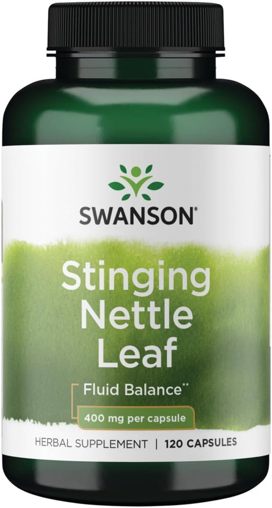 Stinging Nettle Leaf Capsules 400mg - Herbal Supplement for Urinary Tract, Respiratory & Prostate Health - Men's Health Support - 120 Count