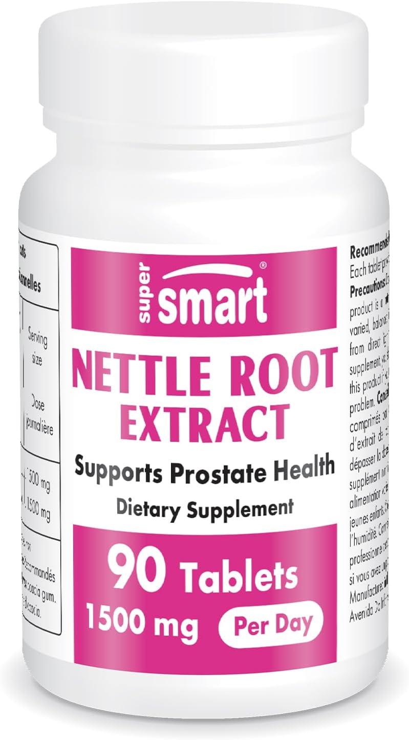 Stinging Nettle Root Extract 16:1 - Prostate & Urinary Health - Allergy Support - Non-GMO - 90 Tablets