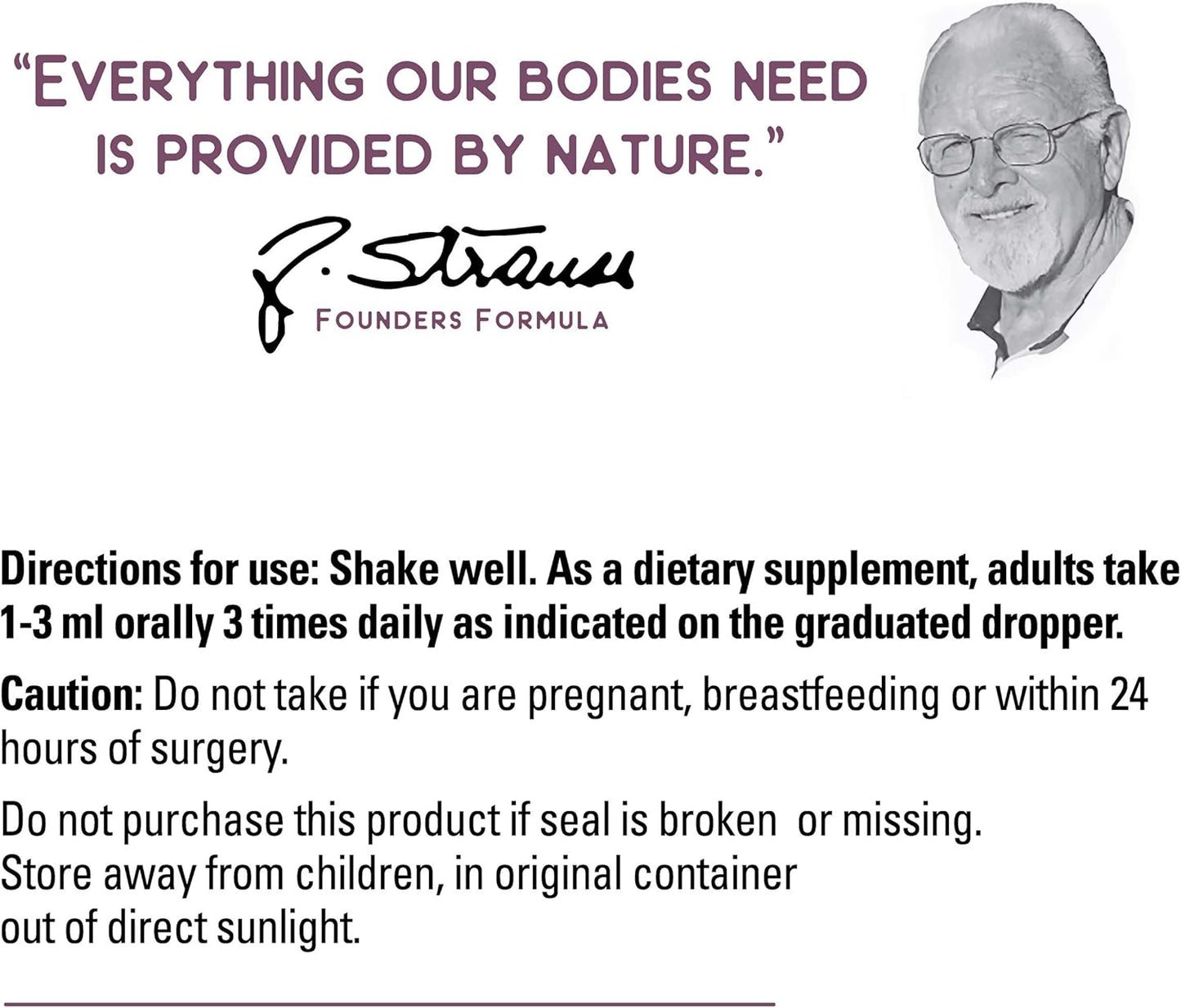 Strauss Naturals Heartdrops: Cardio Support Drops for Healthy Heart - Herbal Supplement for Men & Women - Vegan & Non-GMO - Spearmint Flavor - 225ml