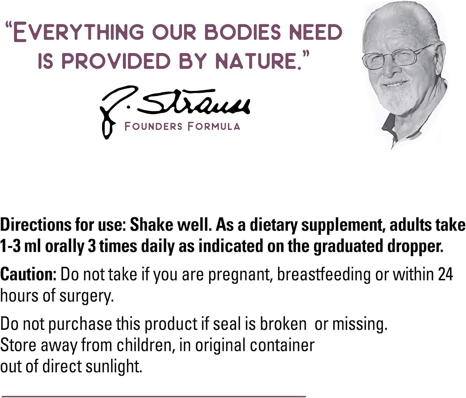 Strauss Naturals Heartdrops: Cardio Support Drops for Healthy Heart - Herbal Supplement for Men & Women - Vegan & Non-GMO - Spearmint Flavor - 225ml