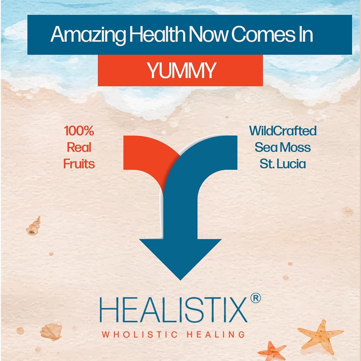Strawberry Irish Sea Moss Gel by HX HEALISTIX - St Lucia Wildcrafted Seamoss Gel with 92 Vitamins - Immune Support Superfood, Non-GMO, Keto, Vegan