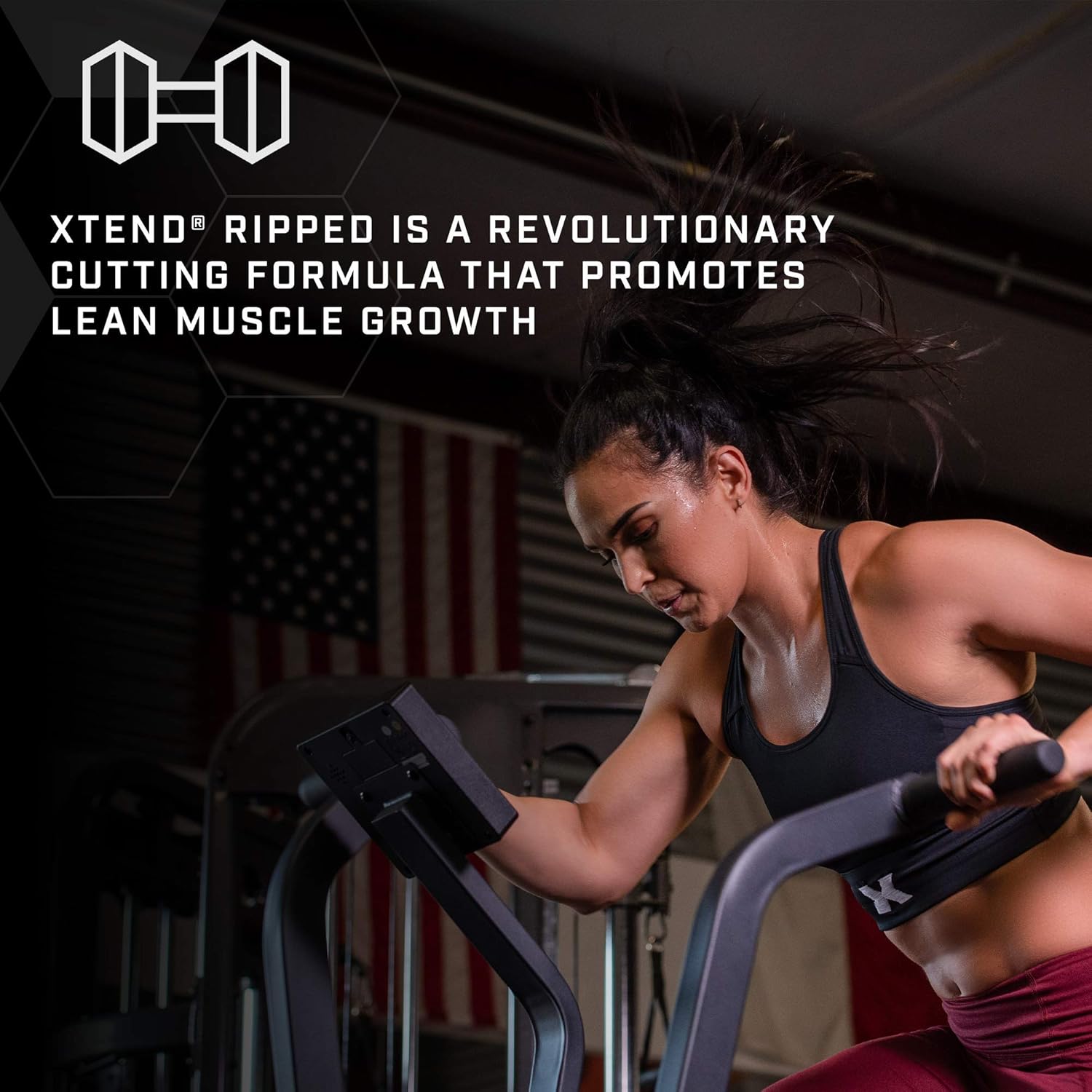 Strawberry Kiwi XTEND Ripped BCAA Powder - Sugar Free Post Workout Recovery Drink with 7g BCAAs - Cutting Formula for Men & Women - 30 Servings