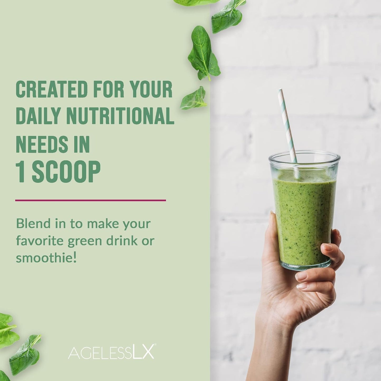 Strawberry Lemonade & Power Greens Supplement Bundle - Anti-Aging & Superfoods