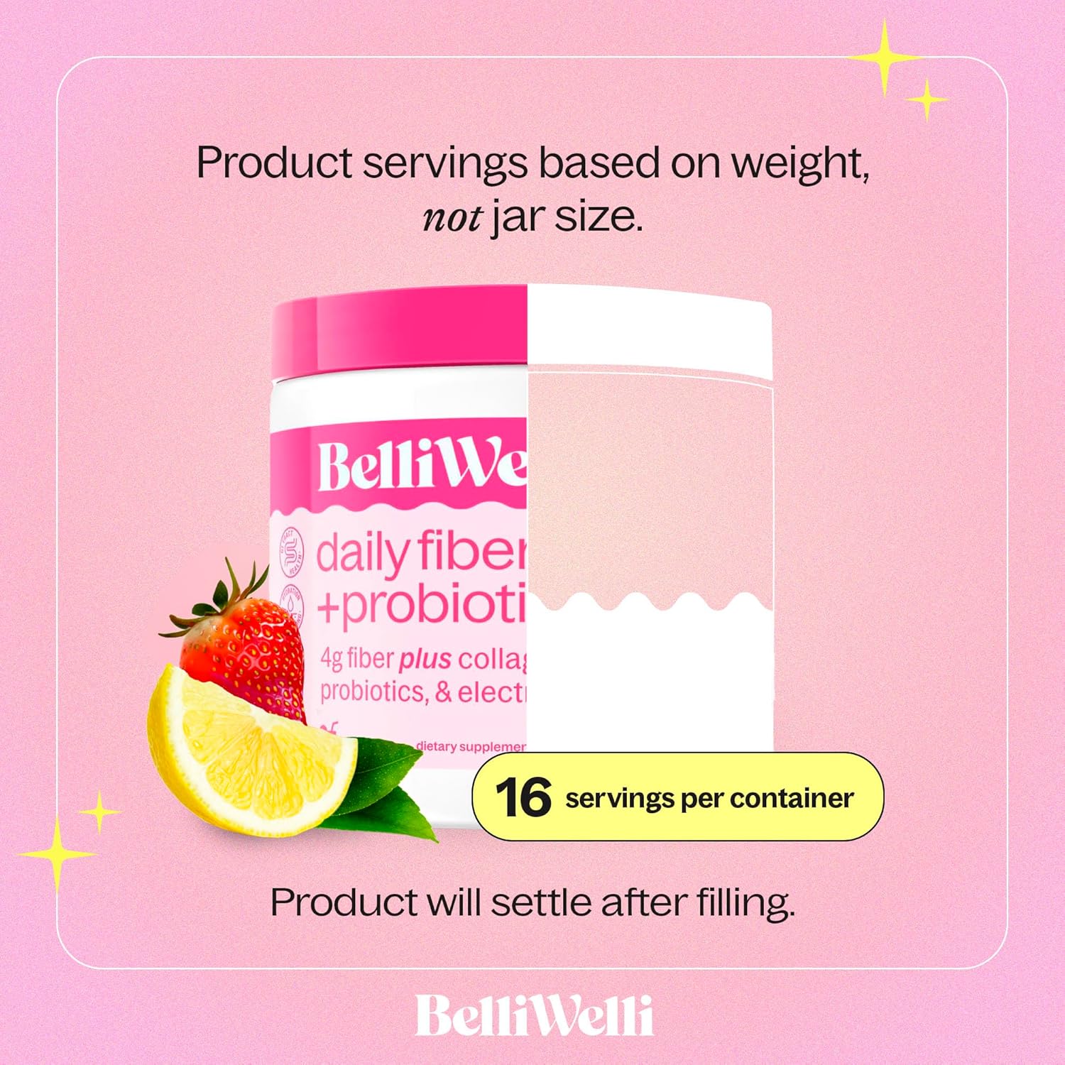 Strawberry Lemonade & Tropical Breeze Fiber Supplement Bundle with Collagen, Probiotics, Electrolytes - Promotes Digestive Health, Hydration, Skin Wellness - 32 Servings