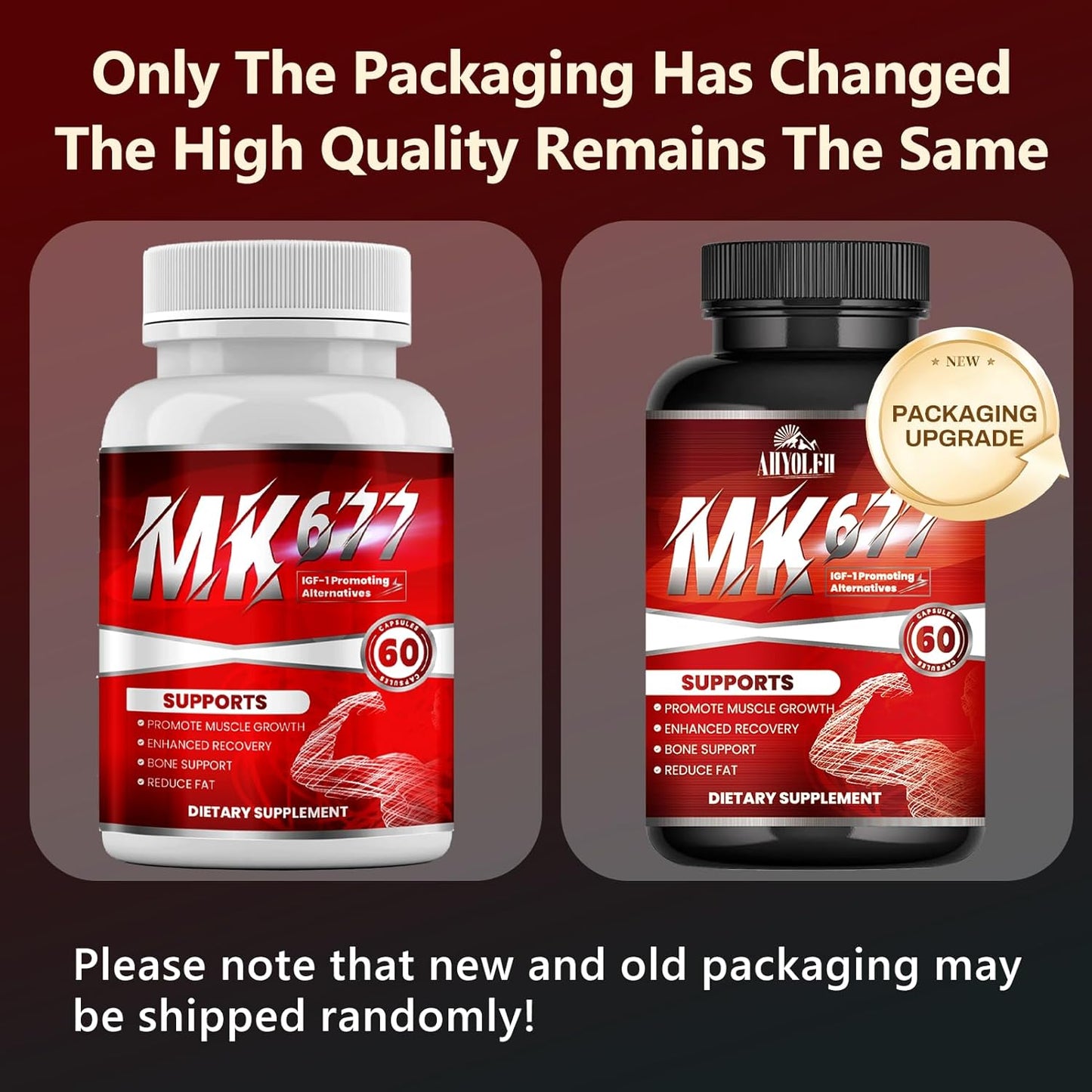 Strengthens Muscles and Supports Recovery with Guliqi MK-677 Capsules - 60 Capsules for Men and Women