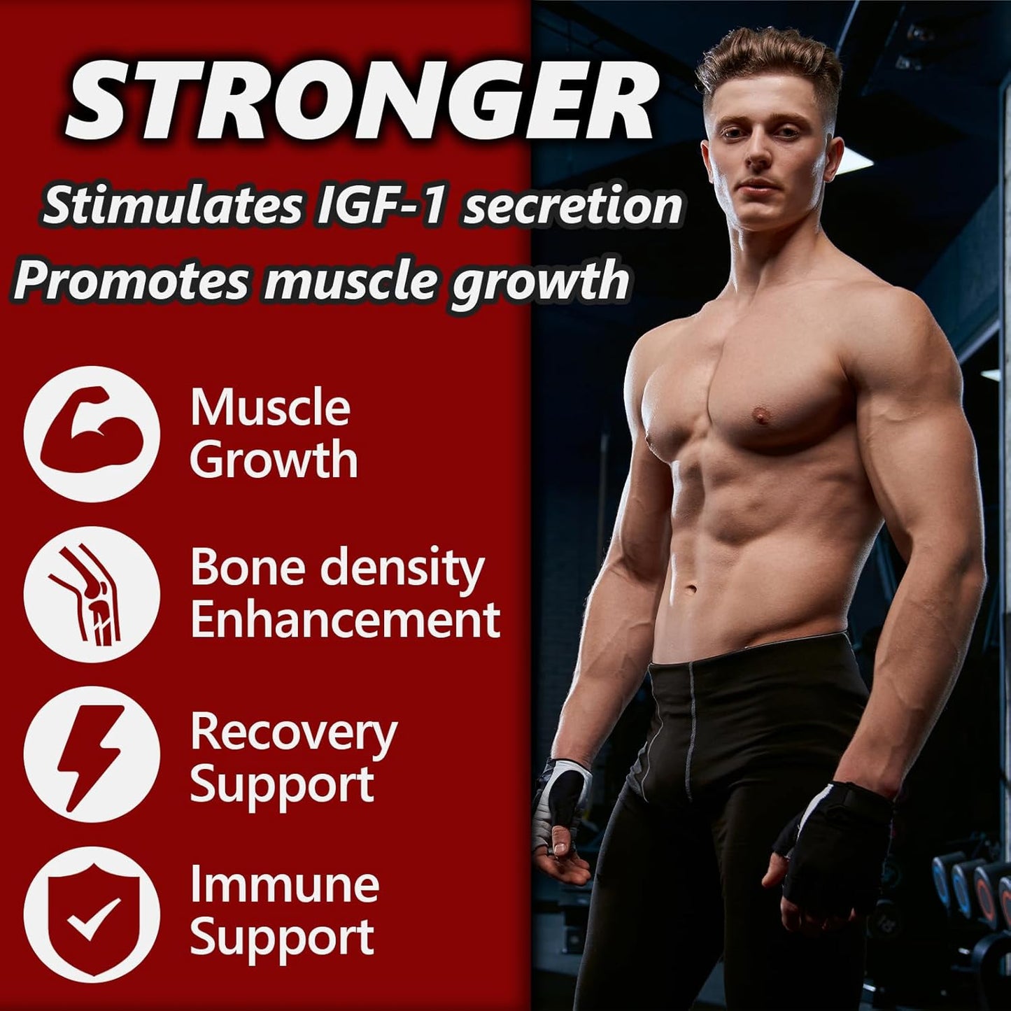 Strengthens Muscles and Supports Recovery with Guliqi MK-677 Capsules - 60 Capsules for Men and Women