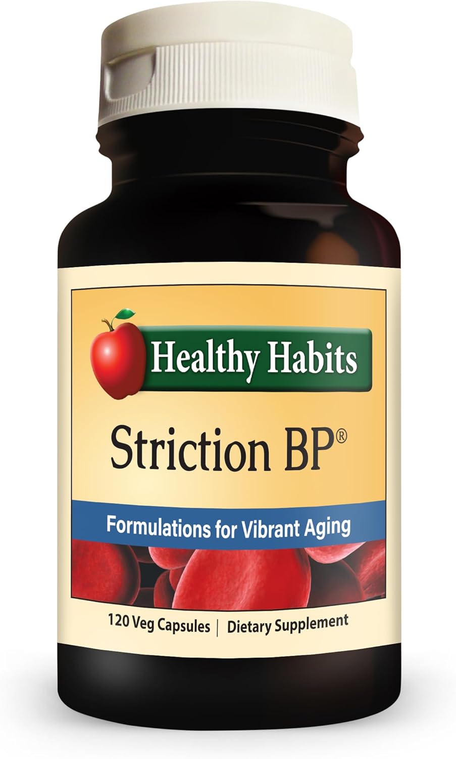 StrictionBP Bottle - 120 Veg Capsules for Healthy Habits and Blood Pressure Support