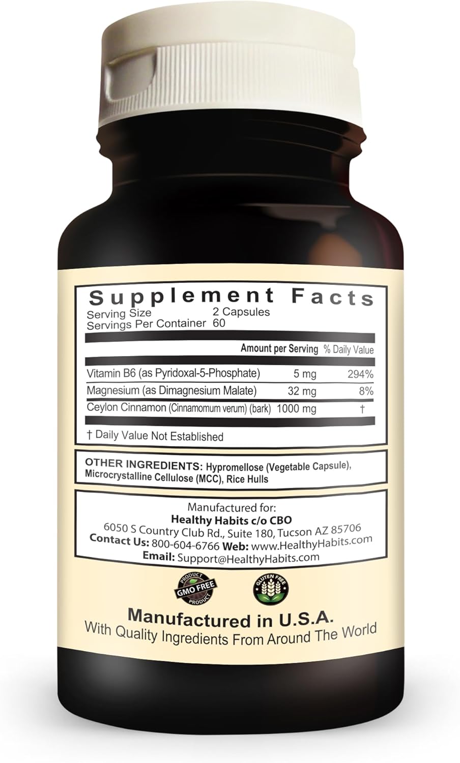 StrictionBP Bottle - 120 Veg Capsules for Healthy Habits and Blood Pressure Support