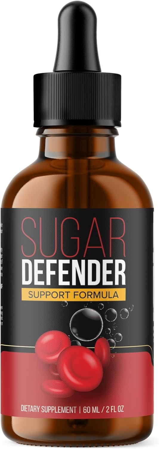 Sugar Defender Drops Formula - Maximum Strength Supplement with Hawthorn Berry - 1 Month Supply - Official Sugar Defender Liquid - Customer Reviews