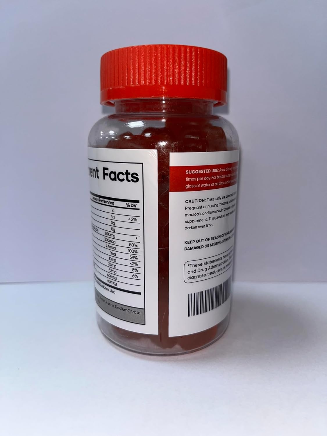 Sugar-Free BLIPIL Keto ACV Gummies with 1500mg Apple Cider Vinegar for Weight Loss - Gelatin-Free, Gluten-Free, Vegan & Non-GMO - 90 Count