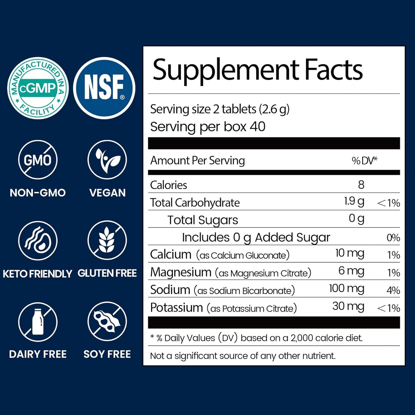 Sugar-Free Electrolyte Powder Packets & Chewable Tablets for Running, Hiking, Cycling - Sport Nutrition Supplement for Hydration & Energy Boost