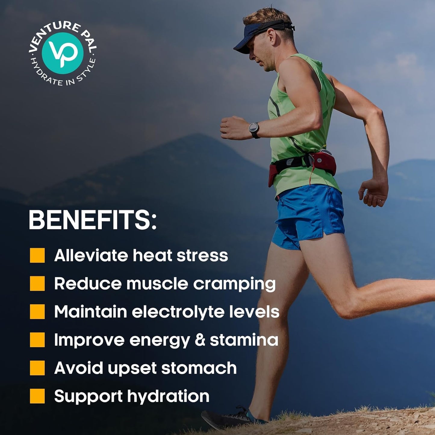 Sugar-Free Electrolyte Powder Packets & Chewable Tablets for Running, Hiking, Cycling - Sport Nutrition Supplement for Hydration & Energy Boost