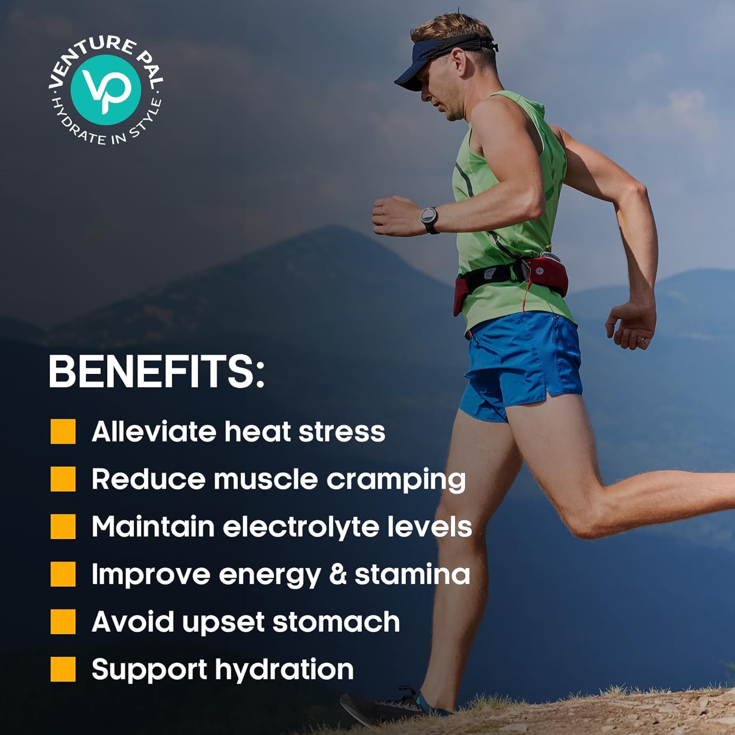 Sugar-Free Electrolyte Powder Packets & Chewable Tablets for Running, Hiking, Cycling - Sport Nutrition Supplement for Hydration & Energy Boost