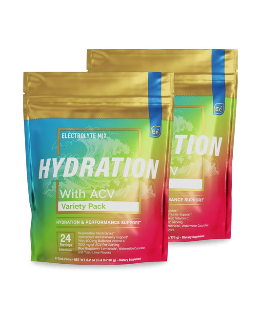 Sugar-Free Electrolytes Powder Packets with ACV & Vitamin C - 48 Stick Packs Variety Pack - BoostGo Australia