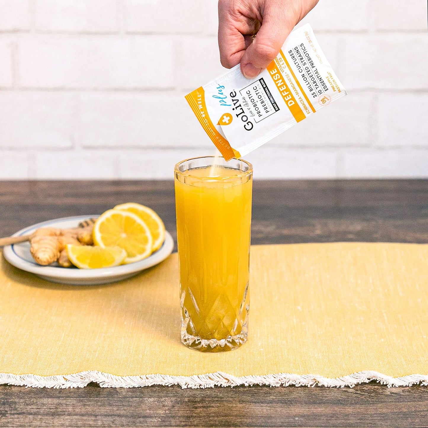 Sugar-Free GoLive Immune Defense Synbiotic: 25 Billion CFUs, 10 Clinical Strains for Digestion, Metabolism, Immunity - Doctor and Dietitian Recommended