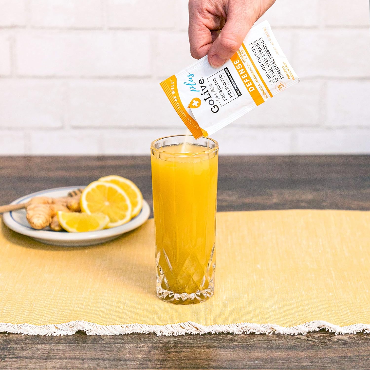 Sugar-Free GoLive Immune Defense Synbiotic: 25 Billion CFUs, 10 Clinical Strains for Digestion, Metabolism, Immunity - Doctor and Dietitian Recommended