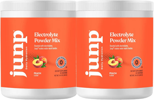 Sugar-Free Juicy Peach Electrolyte Powder Mix - 180 Servings, Keto-Friendly Hydration Drink with Potassium & Salt, Zero Carbs & Calories