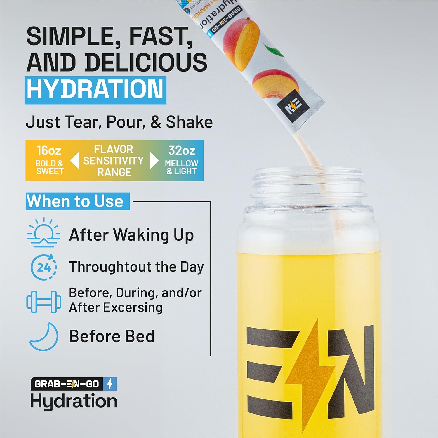 Sugar-Free Keto Electrolytes Sampler Pack - Single-Serving Powder Packets for Hydration, Vegan, Organic, Non-GMO, Gluten-Free - 10 CT