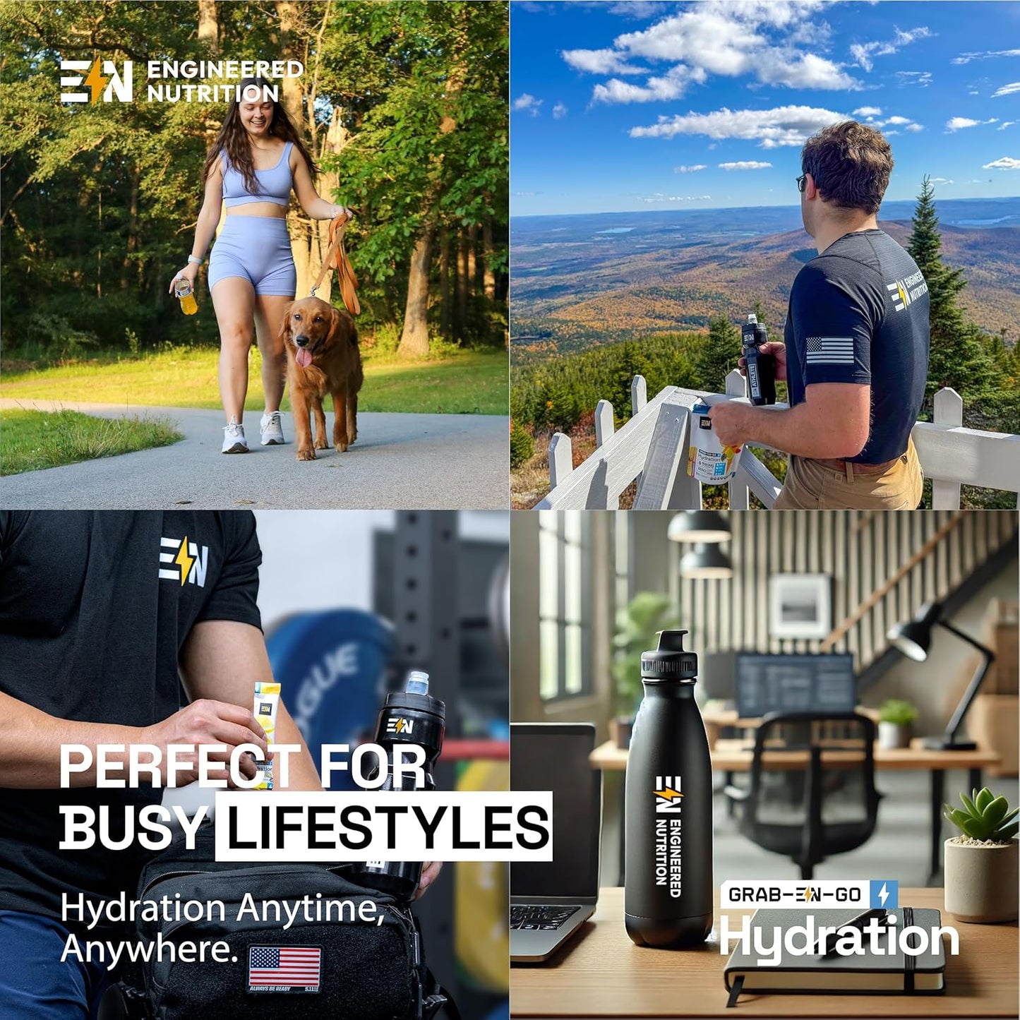 Sugar-Free Keto Electrolytes Sampler Pack - Single-Serving Powder Packets for Hydration, Vegan, Organic, Non-GMO, Gluten-Free - 10 CT