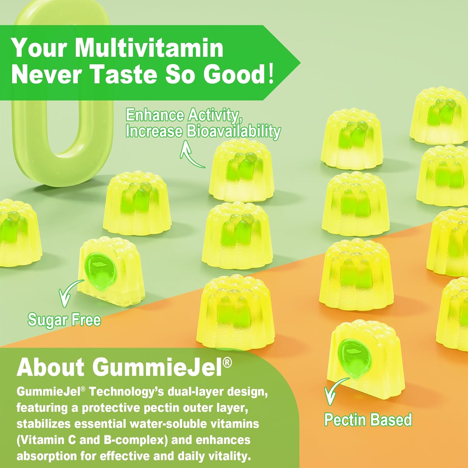 Sugar-Free Kids Immune Support & Multivitamin Gummies Bundle - 120 Count