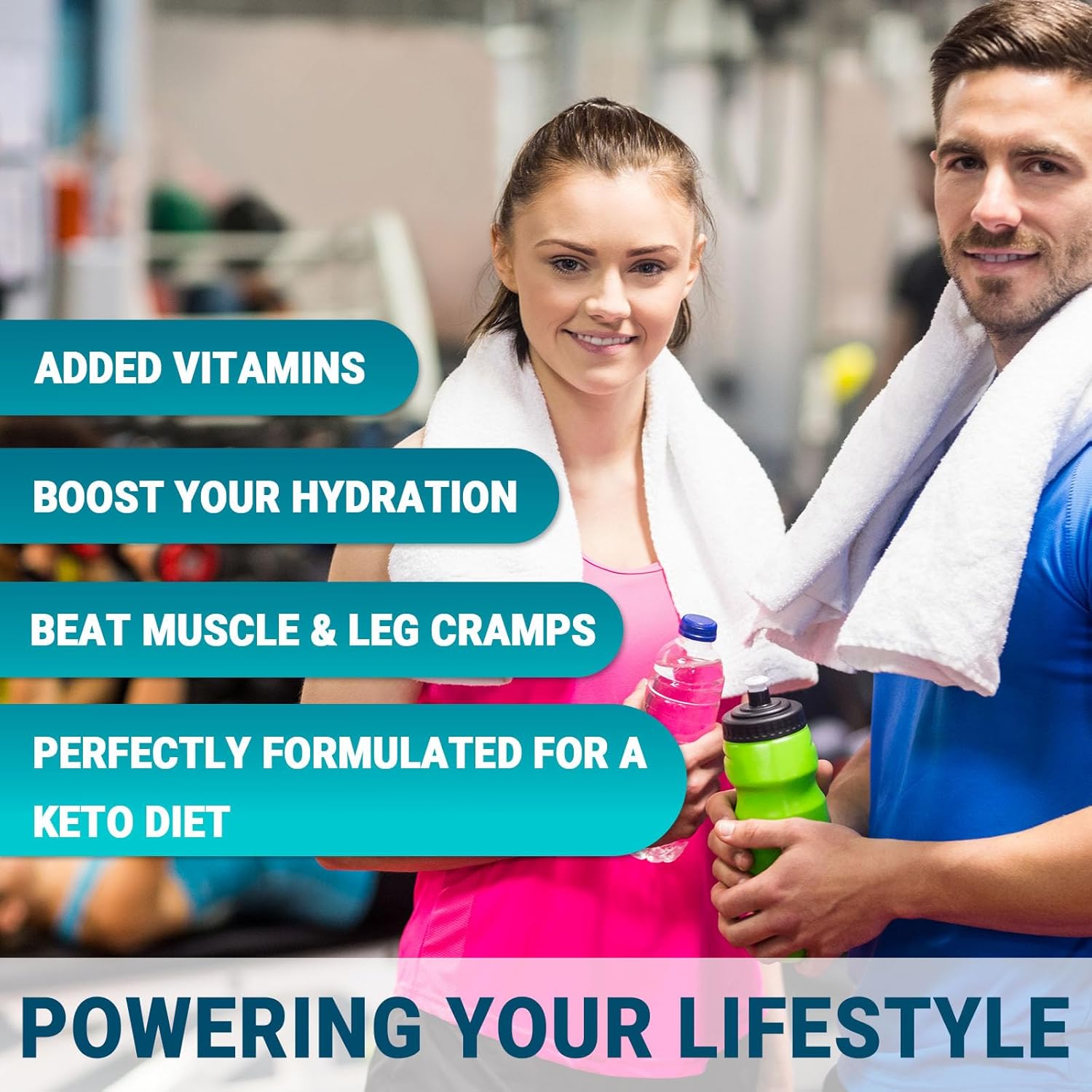 Sugar-Free Lemon Raspberry Electrolyte Powder Mix with 1000mg Potassium - Hydration Drink for Dehydration Relief, 32 Servings