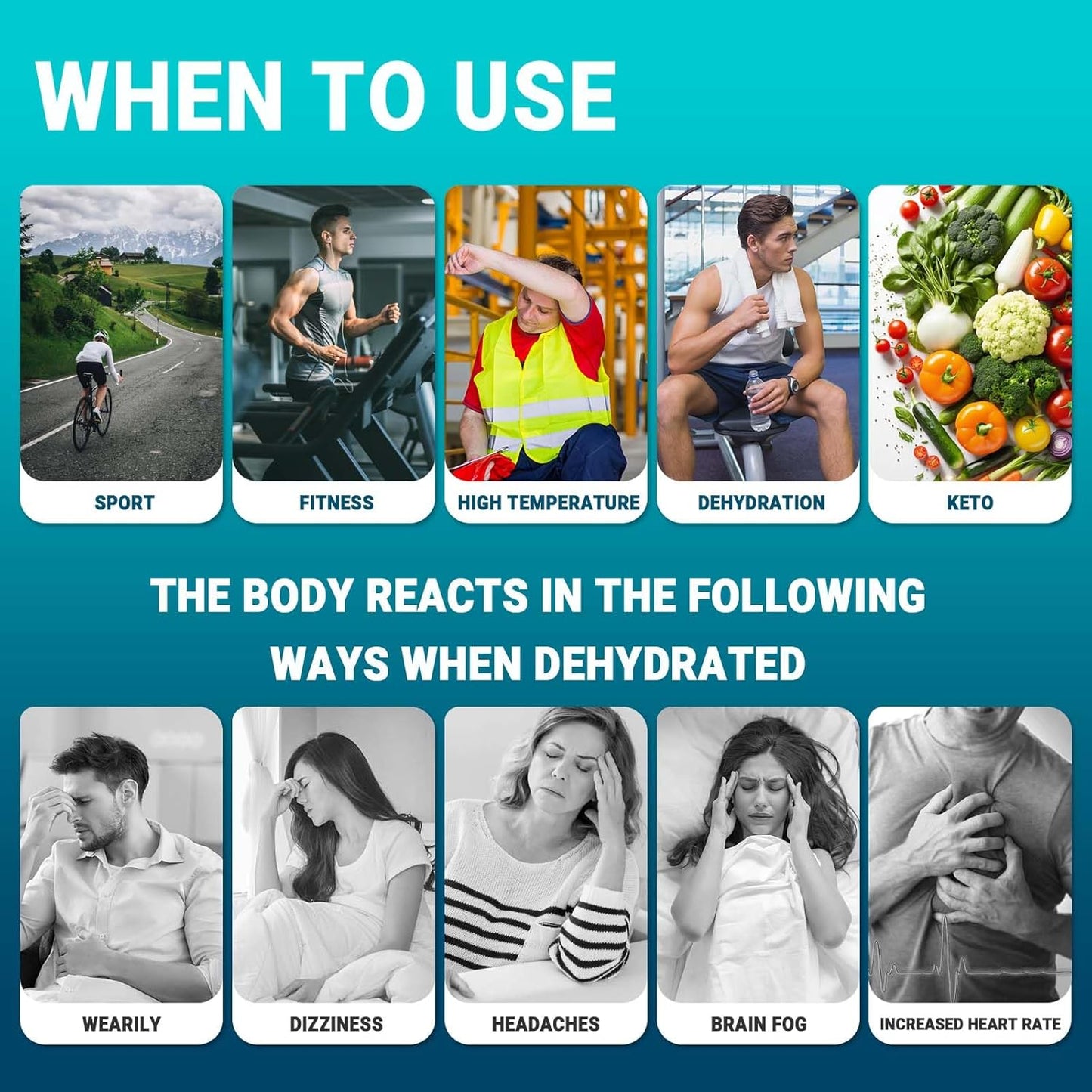 Sugar-Free Lemon Raspberry Electrolyte Powder Mix with 1000mg Potassium - Hydration Drink for Dehydration Relief, 32 Servings