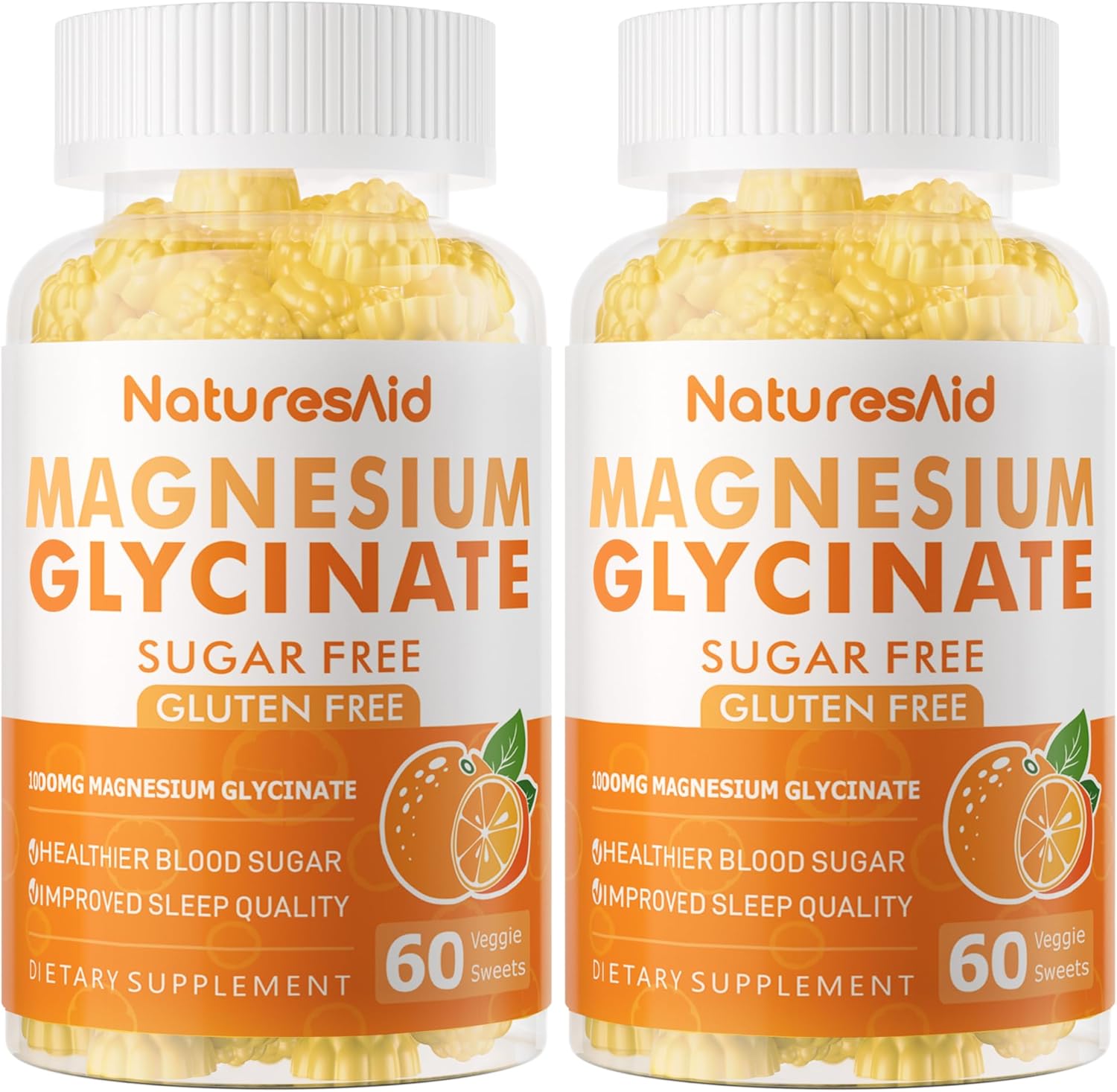 Sugar-Free Magnesium Potassium Gummies with Vitamins for Calm Mood & Sleep - 240 Gummies, 1000mg