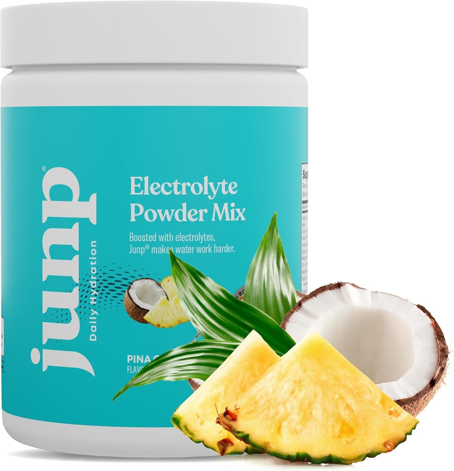 Sugar Free Pina Colada Coconut Pineapple Keto Electrolyte Drink Mix - Zero Carb Hydration Powder with Potassium & Salt - 90ct Powder Packets