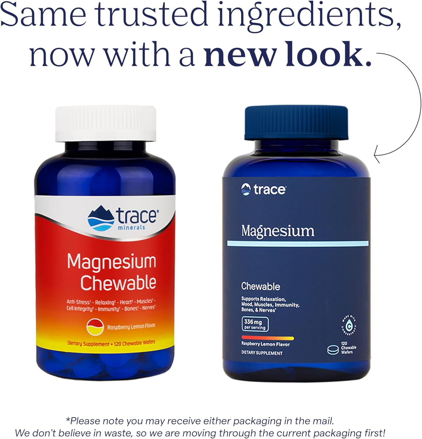 Sugar-Free Raspberry Lemon Magnesium Chewables for Adults & Kids | 120 ct, 30 Servings | Trace Minerals | Magnesium Glycinate & Citrate