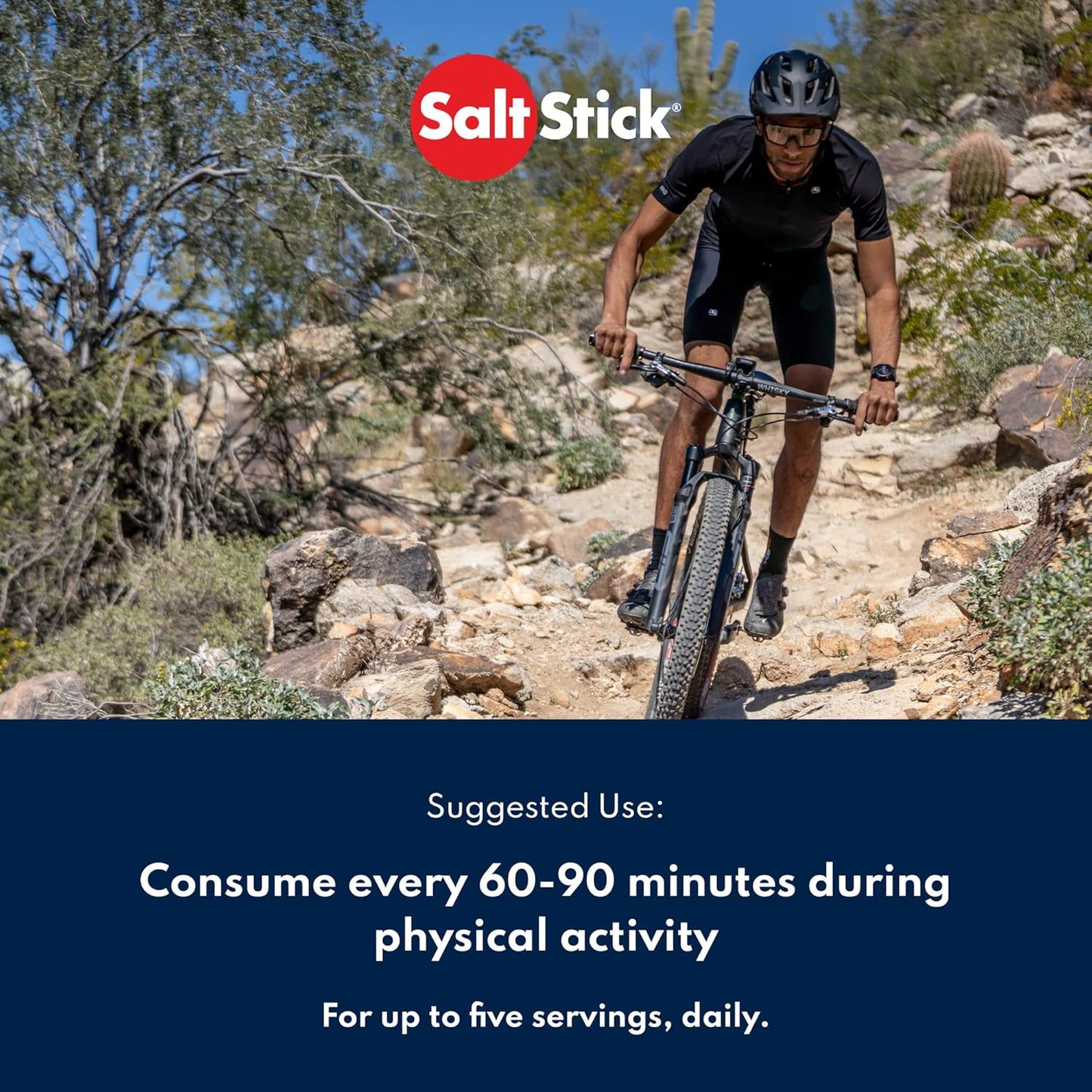 Sugar-Free SaltStick DrinkMix Electrolyte Powder - Tropical Mango Flavor - Hydration Drink Mix with Zero Sugar and No Artificial Sweeteners - 12 Servings