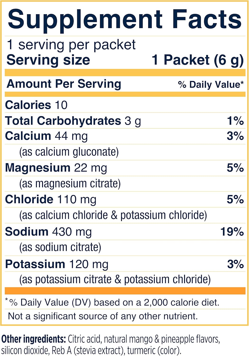 Sugar-Free SaltStick DrinkMix Electrolyte Powder - Tropical Mango Flavor - Hydration Drink Mix with Zero Sugar and No Artificial Sweeteners - 12 Servings