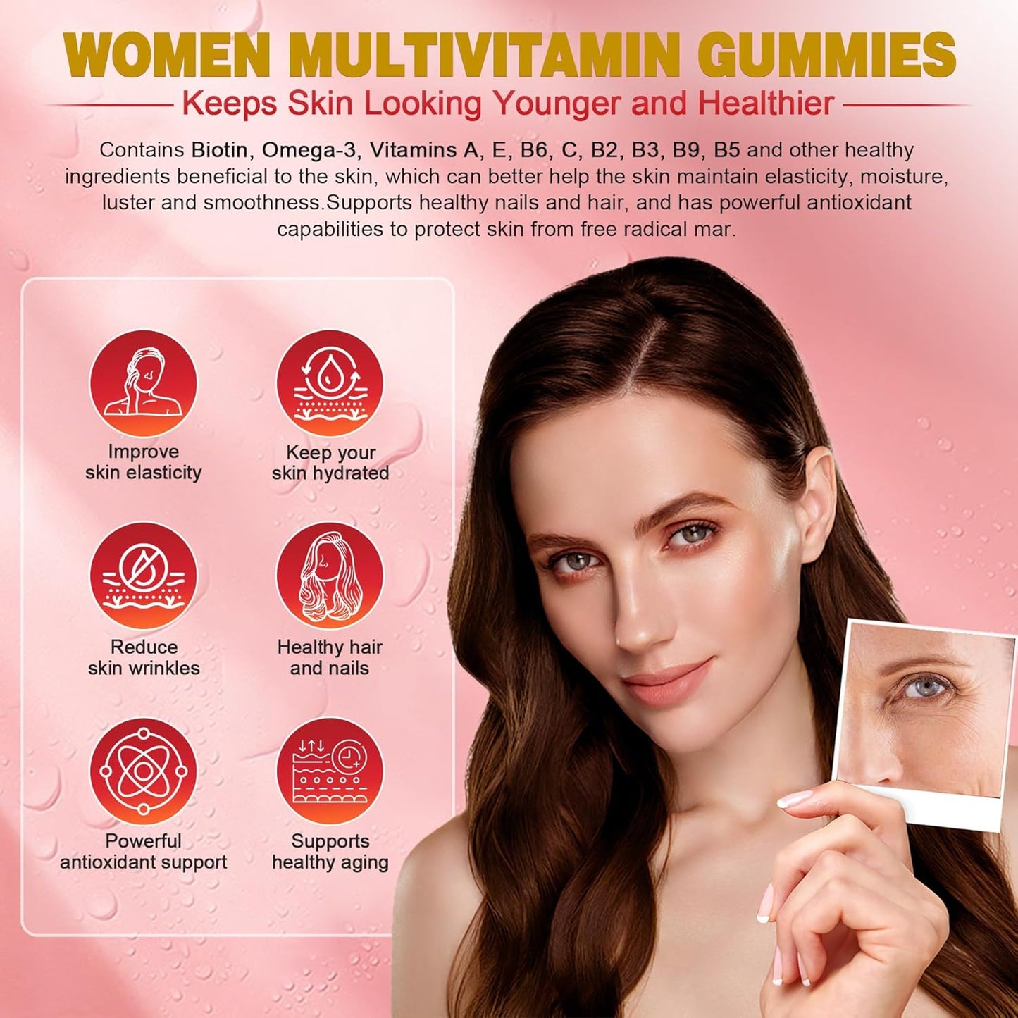 Sugar-Free Women's Multivitamin Gummies by envycure - Essential Daily Nutrition for Women with No Added Sugar