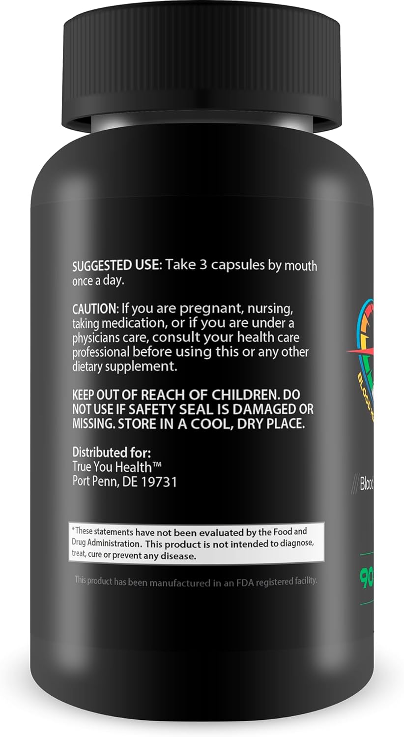 Sugar Sync Pro Blood Health Supplement - Promotes Healthy Blood Balance & Sugar Support - Blood Booster Capsules for Optimal Health & Wellness
