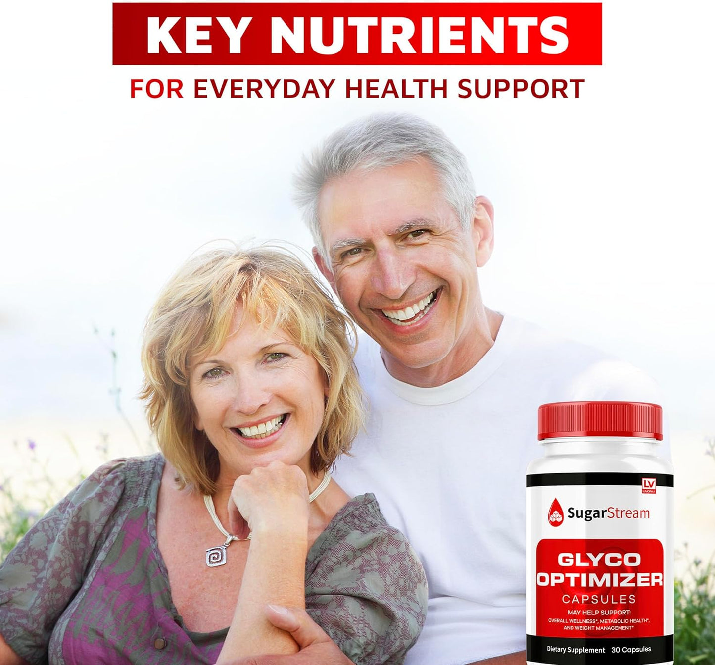 SugarStream Glyco Optimizer Capsules (5 Pack) - Advanced Glycogen Blood Support Supplement - 150 Capsules for 5 Months