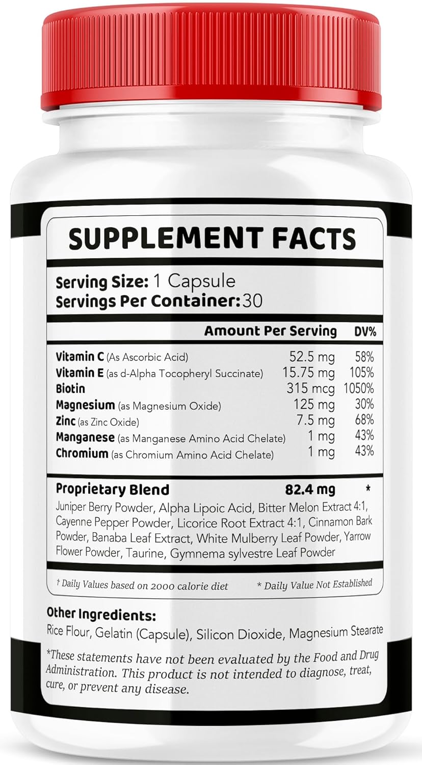 SugarStream Glyco Optimizer Capsules (5 Pack) - Advanced Glycogen Blood Support Supplement - 150 Capsules for 5 Months