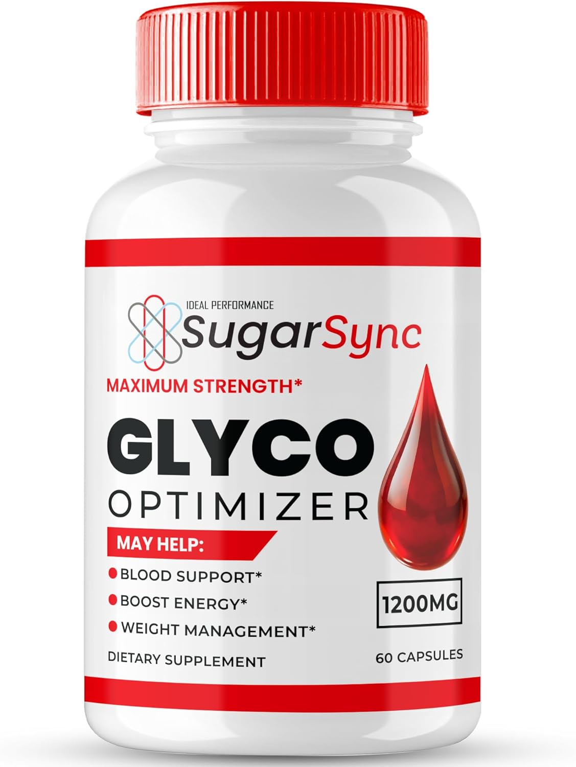SugarSync Glyco Optimizer Capsules - Maximum Strength All Natural Formula for Health Support (60 Capsules)